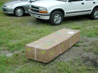 Solar collectors in box